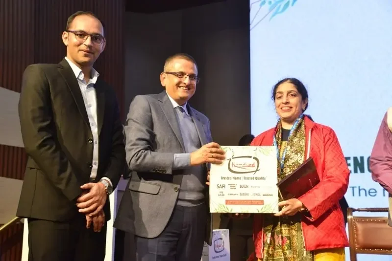 Dr. Puneet Dhawan, Founder Karma Ayurveda at the felicitation event hosted by Hamdard